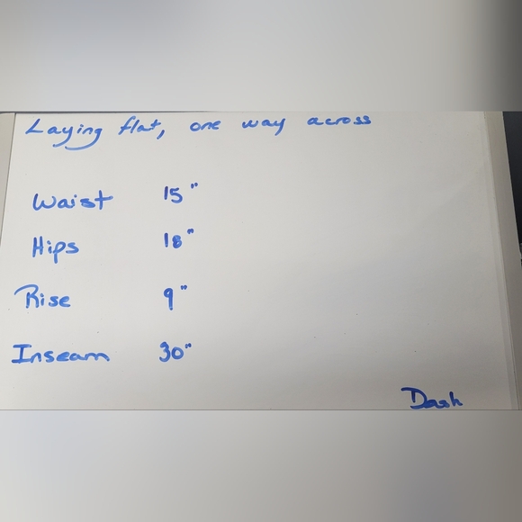 Dash M Stretch Corduroy Pull On Pants Elastic Waist Straight Slim Purple - Picture 4 of 4